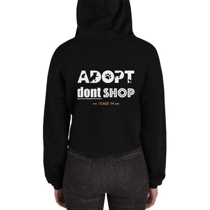 Adopt Crop Hoodie - Beaudn & Soul